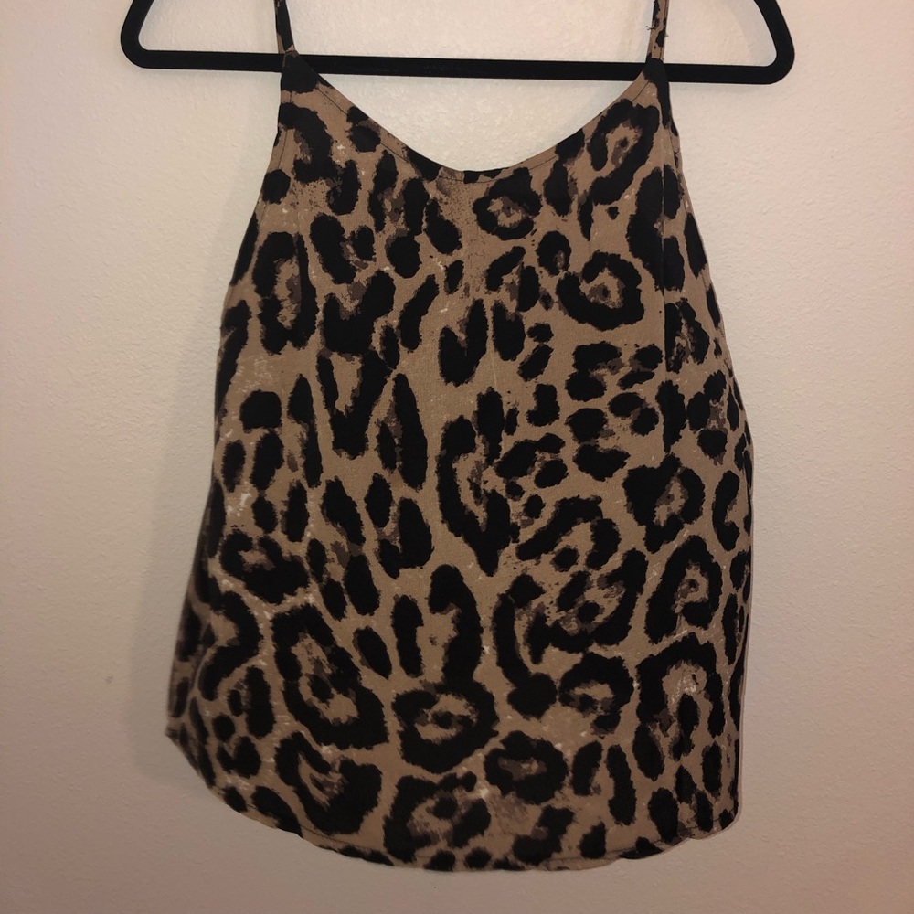 Cheetah print tank